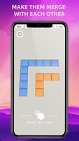 果凍拼圖合併-免費彩色方塊比賽遊戲 截圖 1