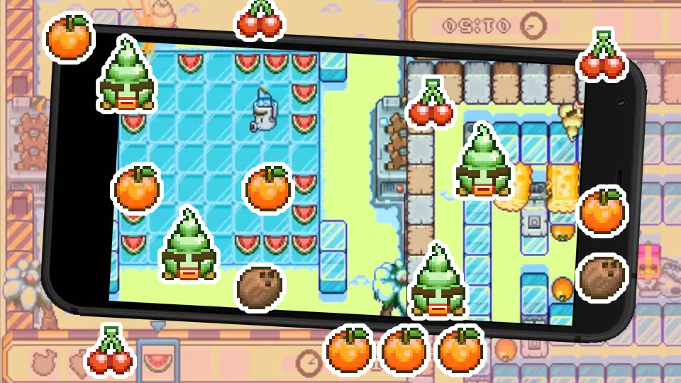 Baixe Fruit & Ice Cream - Ice cream war Maze Game no PC com MEmu