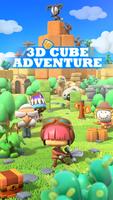 3D Cube Adventure Affiche