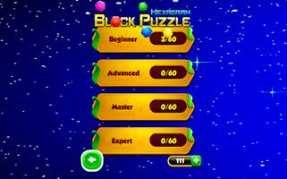 Hexa Block New Puzzle Free capture d'écran 1