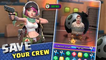 Puzzle Commander: Match 3 RPG постер