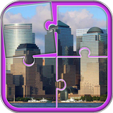 Ciudades Juego de Puzzle icono
