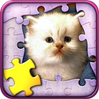귀여운 고양이 퍼즐 게임 아이콘