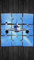 Aviones Juego de Puzzle Poster