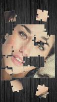 Pretty Cute Girls Faces Puzzle syot layar 1