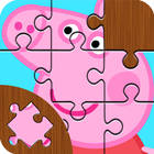 Pepa and Pig Jigsaw Puzzle Game icône
