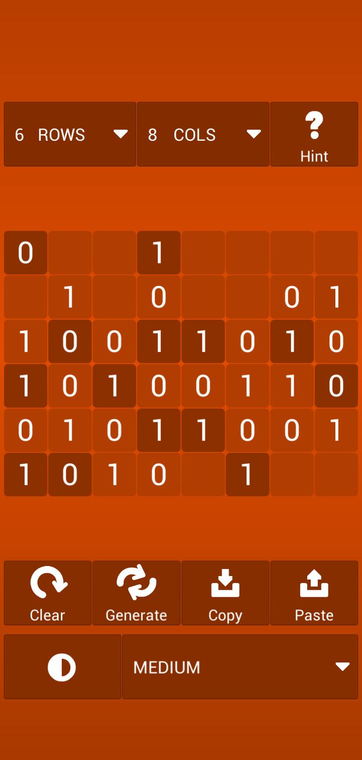 Binary Sudoku Generator Latest Version 4 for Android