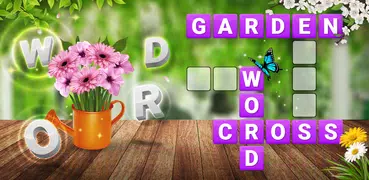 Word Cross Flower Garden