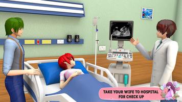 Anime Pregnant Mom Life 3D syot layar 2