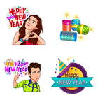 All Stickers packs : New Year Sticker ikon