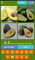 4 Pics 1 Word Fruits Spanish पोस्टर