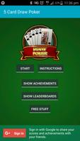 Poster Five Card Draw Poker
