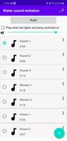 پوستر Water sound imitation