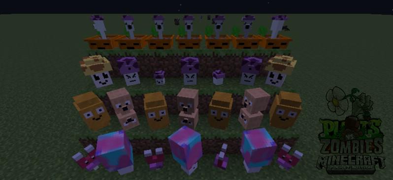 Plants Againts Zombie MOD for MCPE APK + Mod for Android.