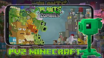 PvZ Mod Zombies Minecraft PE Poster