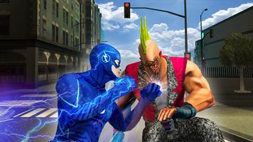 City Fighting speed hero game plakat