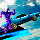 super-herói flash jogo carro a ícone