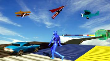 super-herói flash jogo carro a imagem de tela 1