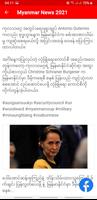 Myanmar News 2021 Affiche