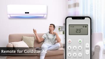 Remote for Goldstar AC syot layar 1