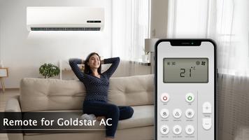 Remote for Goldstar AC syot layar 2