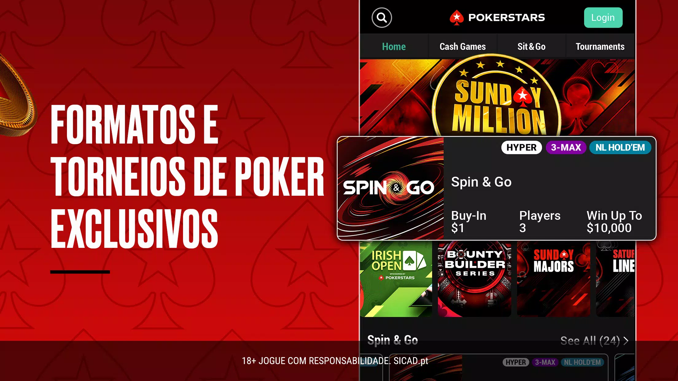 Pokerstars: Jogos de Poker