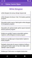 PYTHON-3 YAZILIM ÖĞREN تصوير الشاشة 2
