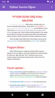 PYTHON-3 YAZILIM ÖĞREN تصوير الشاشة 5