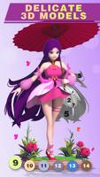 Paint World 3D : 3D Figure Art постер