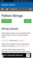 Python Tutorial capture d'écran 2
