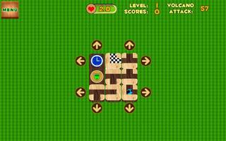 Unblock Maze (Volcano Attack) screenshot 2