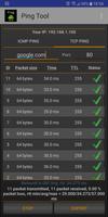 Ping: test high latency, delay تصوير الشاشة 1