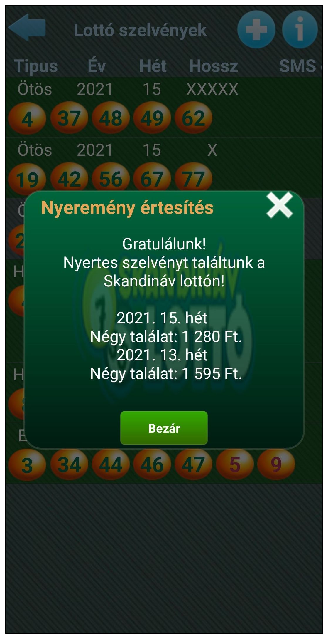 Skandinav Lotto Nyeroszamok 4 Het