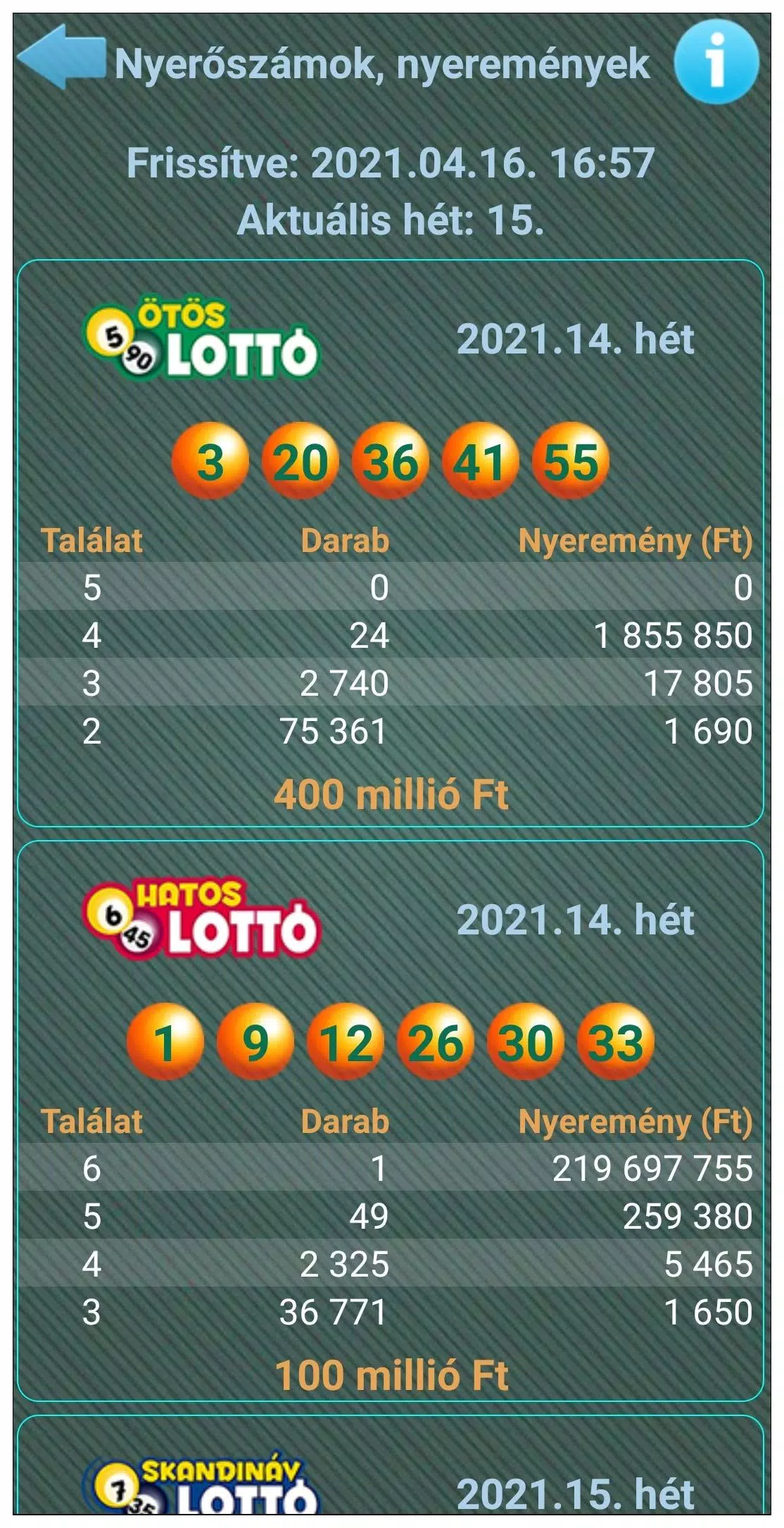 Magyar Lottó Monitor Extra APK for Android Download