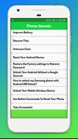 Phone Secret shortcut Tricks & Tips Plakat