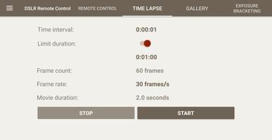 DSLR Camera Remote Control Screenshot 1