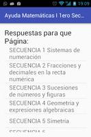 Ayuda Matemáticas I Primer Sec スクリーンショット 1