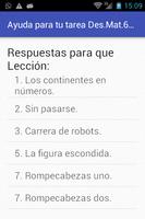 Ayuda Tarea de Desafíos Mate 6 screenshot 1