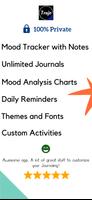 Journal, Mood Tracker, Daily D الملصق