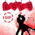 GIF Love stickers-icoon