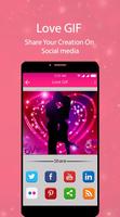 GIF Love stickers تصوير الشاشة 1