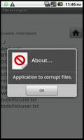 برنامه‌نما File corrupter عکس از صفحه
