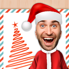 Crear tarjetas de Navidad 3D icono