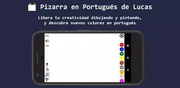 Pizarra en portugués de Lucas