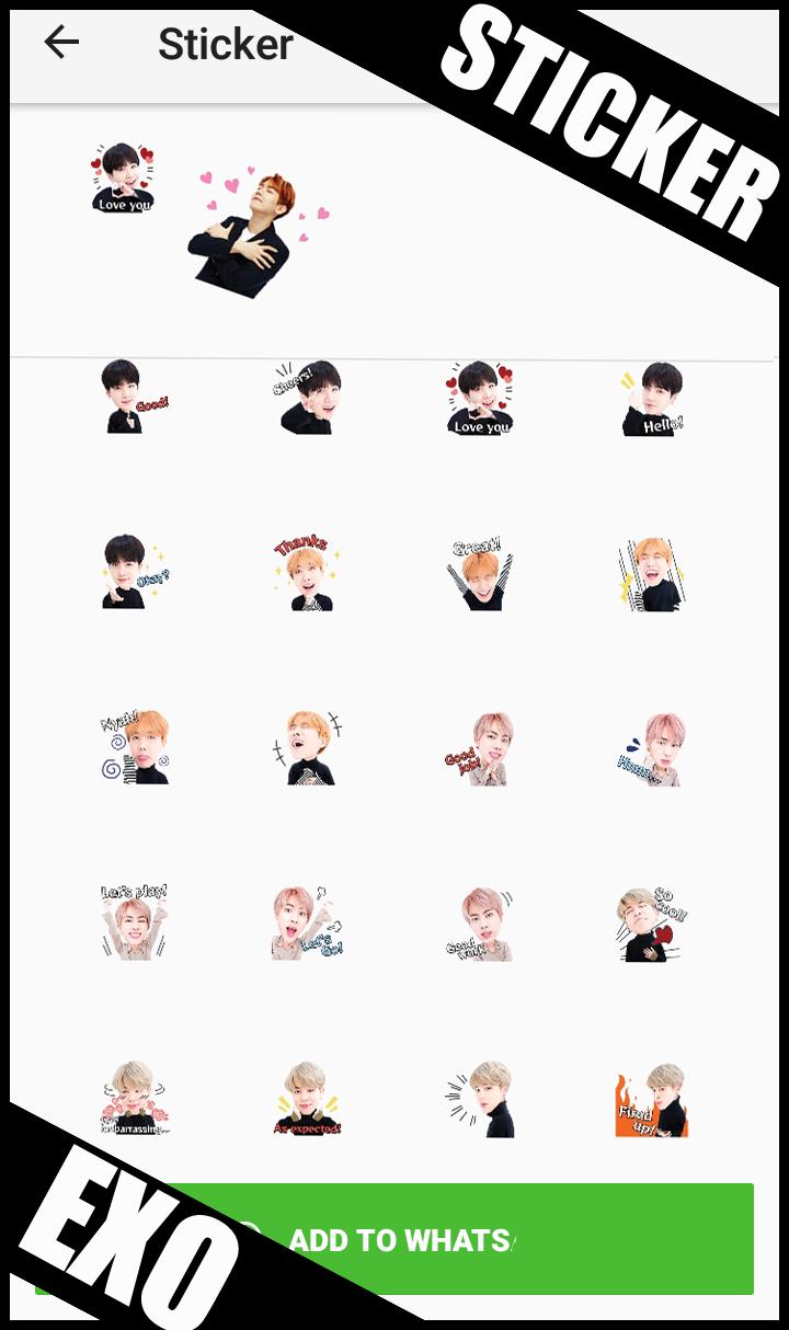Exo Stickers For Whatsapp Wastickerapps For Android Apk Download