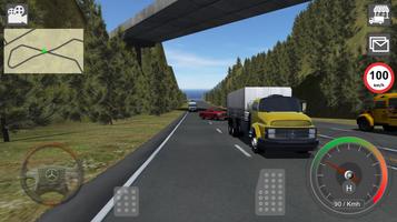 Mercedes Benz Truck Simulator Affiche