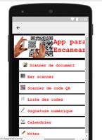 Application à numériser capture d'écran 2