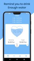 drink water reminder - daily water intake & alarm-poster