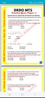 DRDO MTS Practice Ques. Prep imagem de tela 1