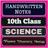 Handwritten Notes of 10th Class Science APK